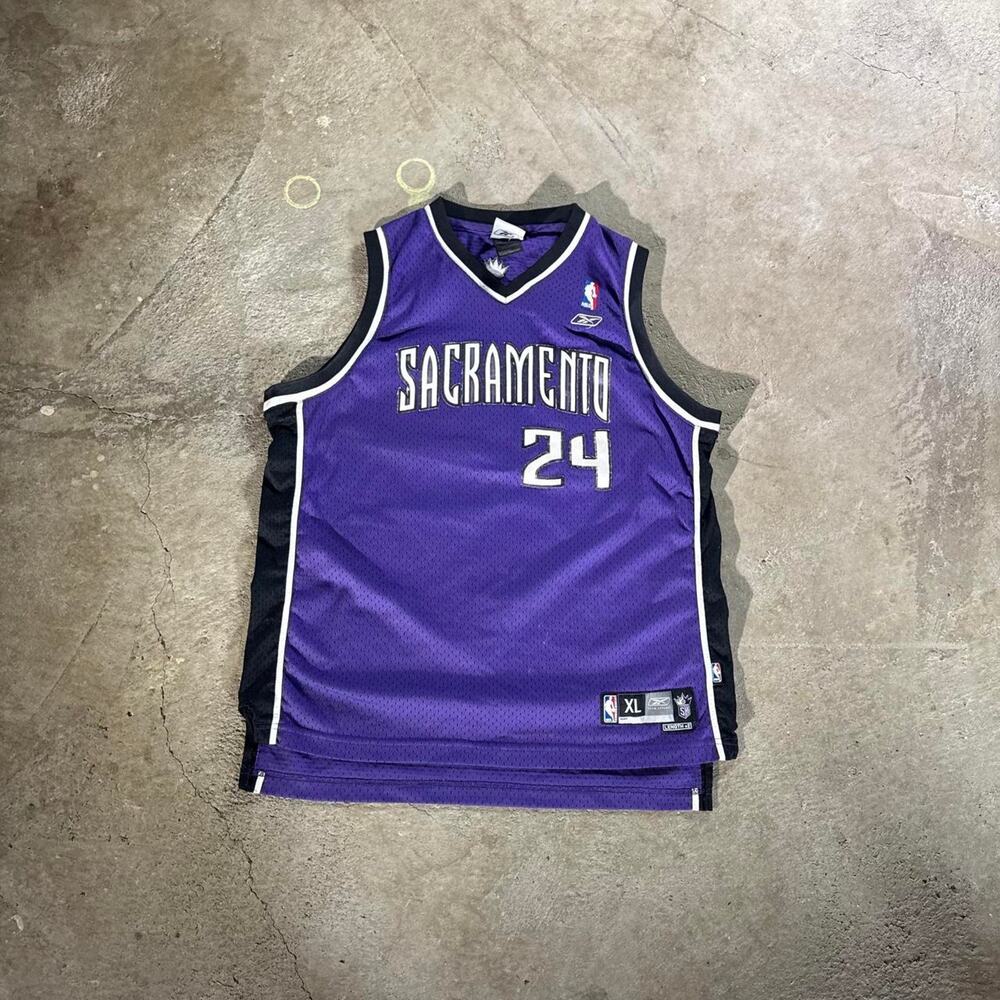 Y2K Sacramento Kings Bobby Jackson 24 Reebok Jersey